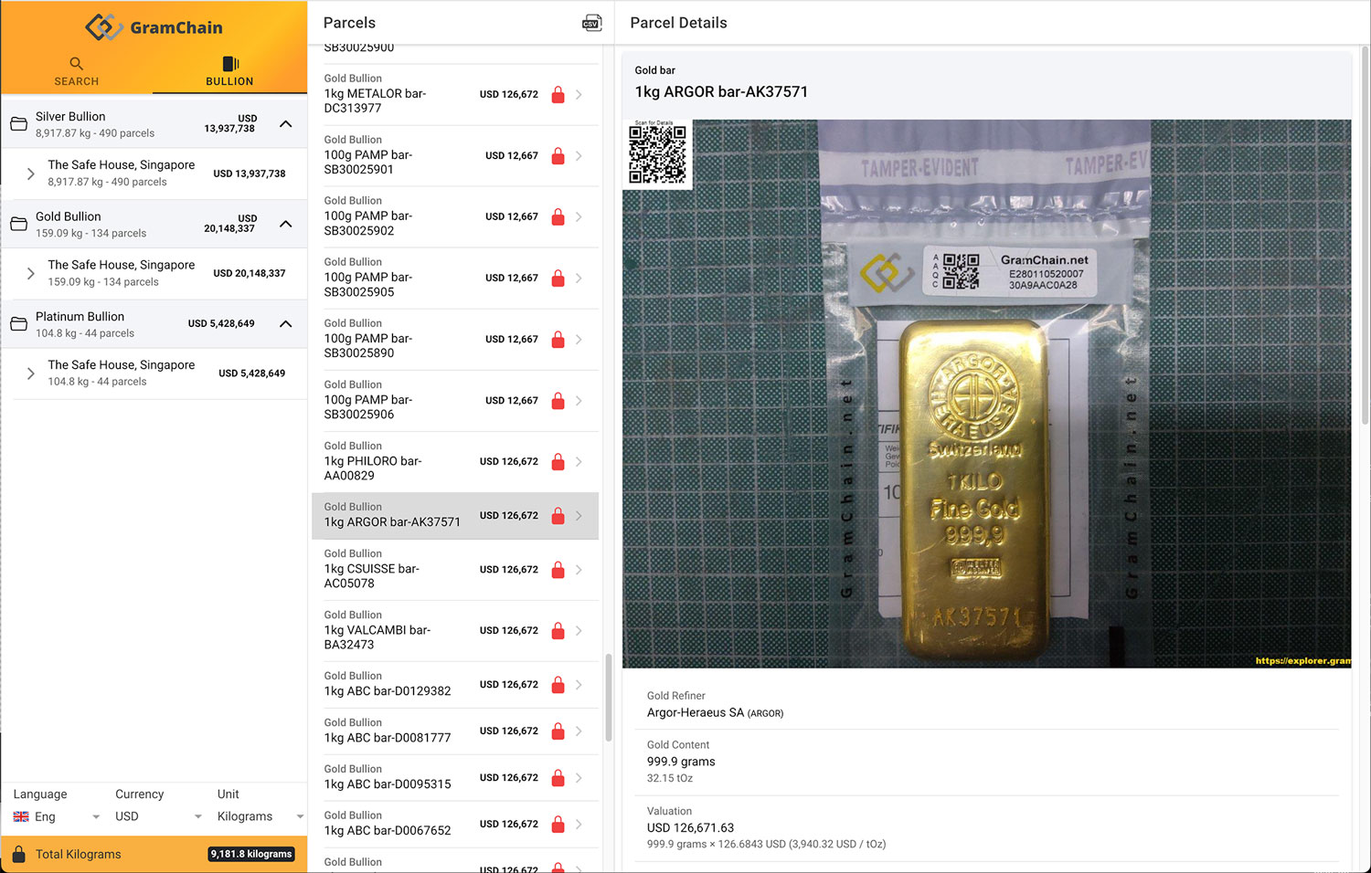 GramChain Explorer